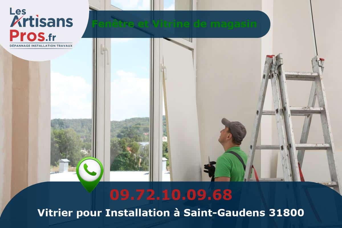 Installation de Vitrerie Saint-Gaudens