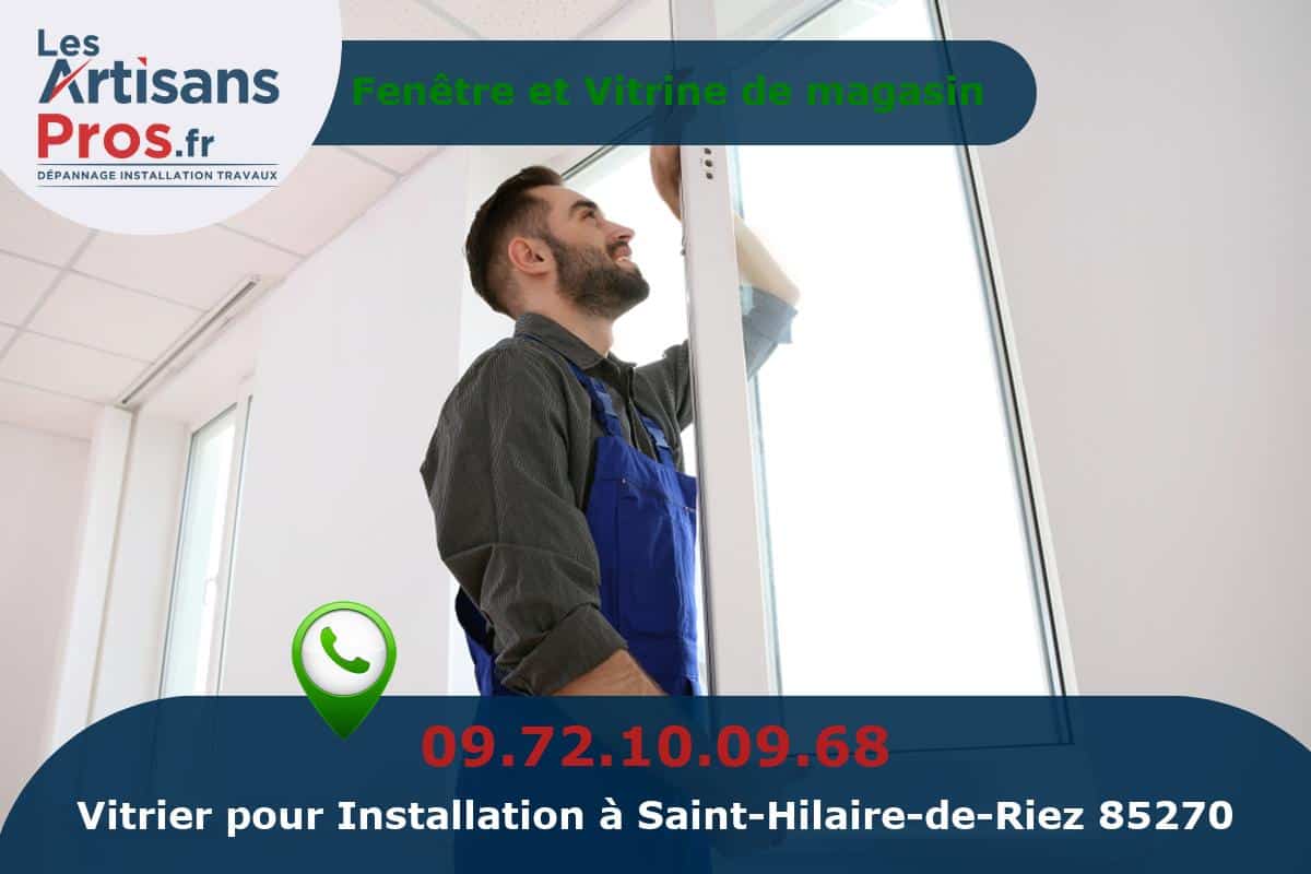Installation de Vitrerie Saint-Hilaire-de-Riez