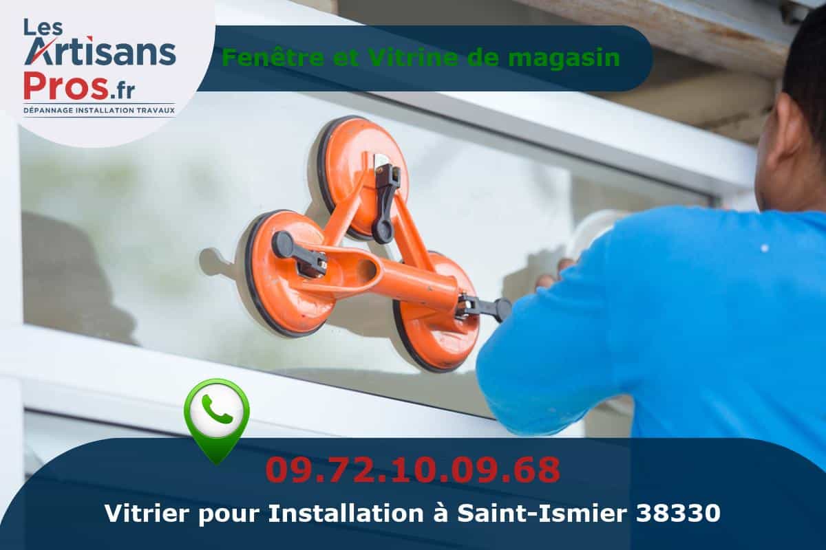 Installation de Vitrerie Saint-Ismier