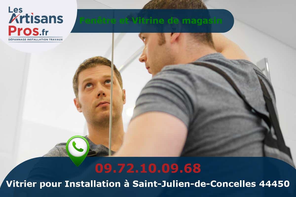 Installation de Vitrerie Saint-Julien-de-Concelles