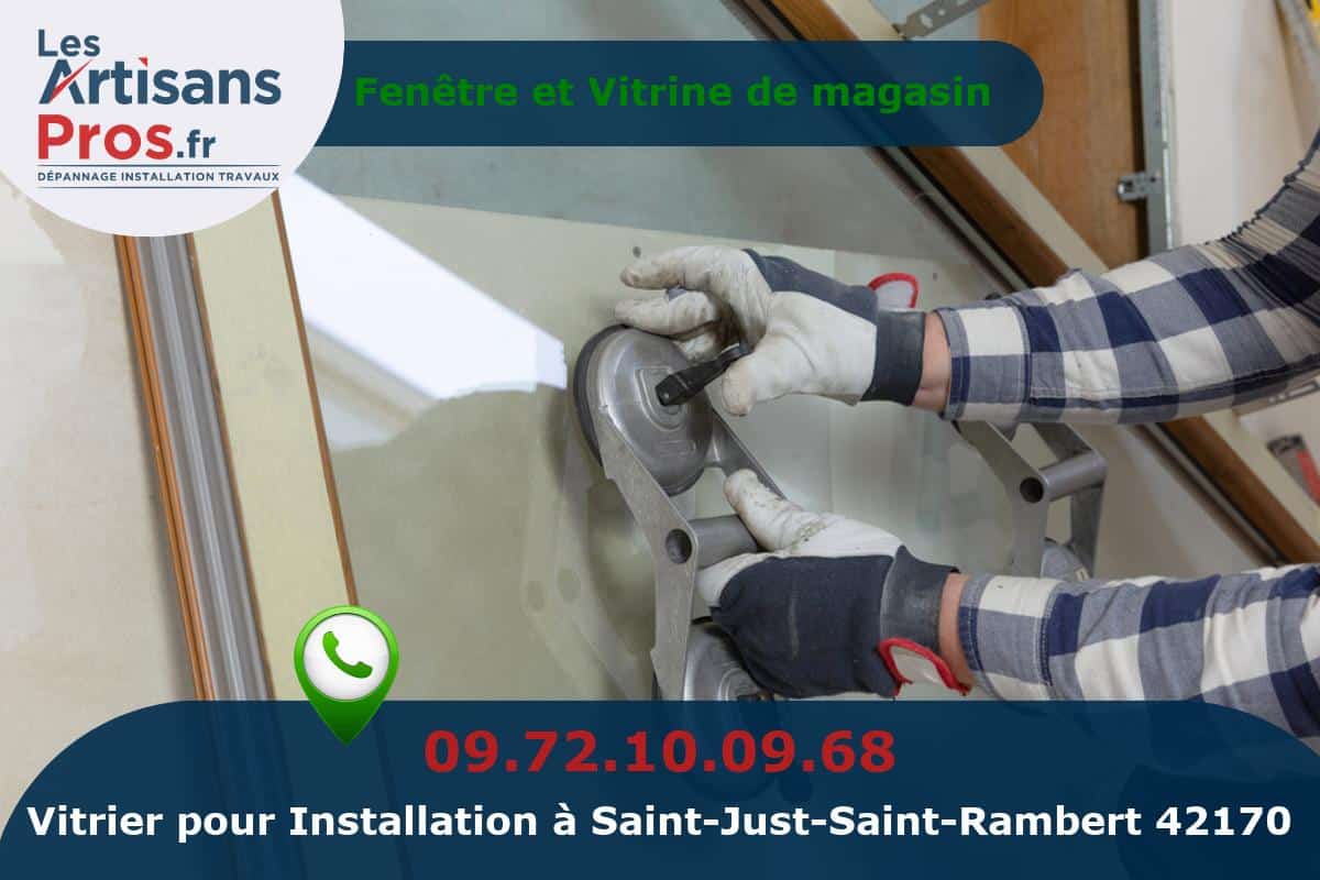 Installation de Vitrerie Saint-Just-Saint-Rambert