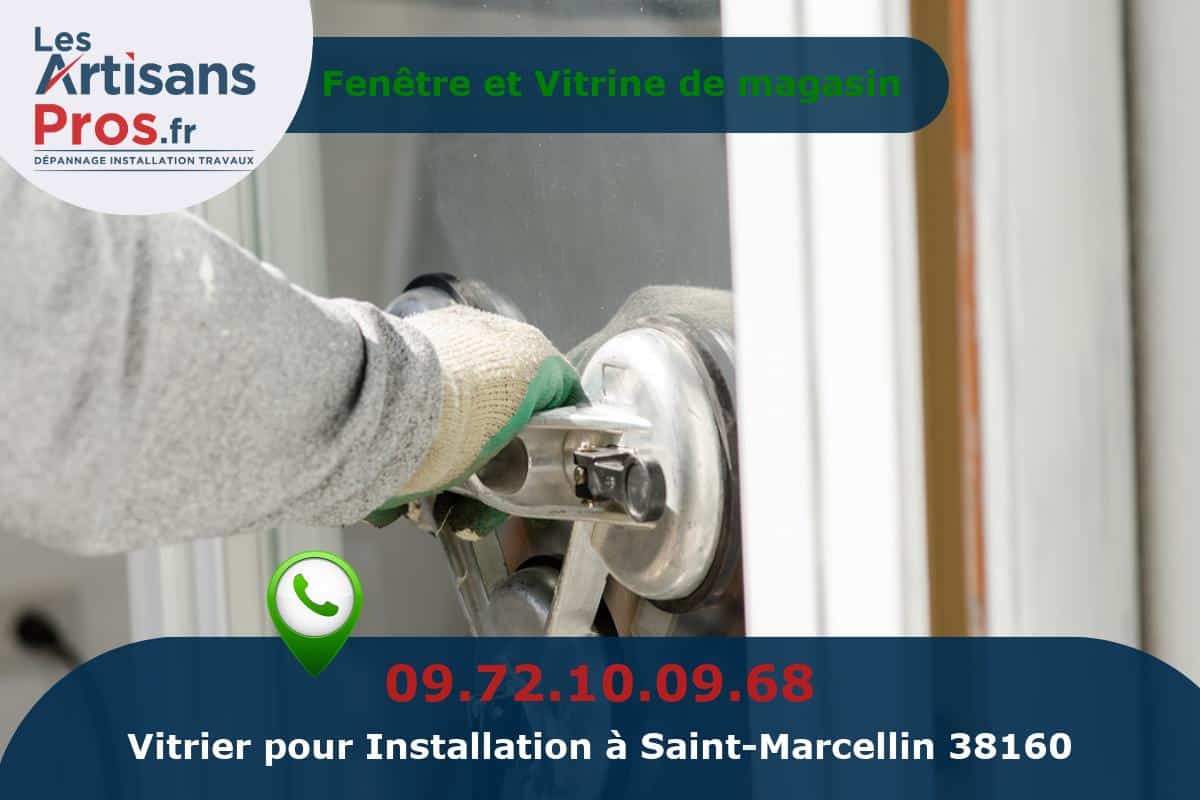 Installation de Vitrerie Saint-Marcellin