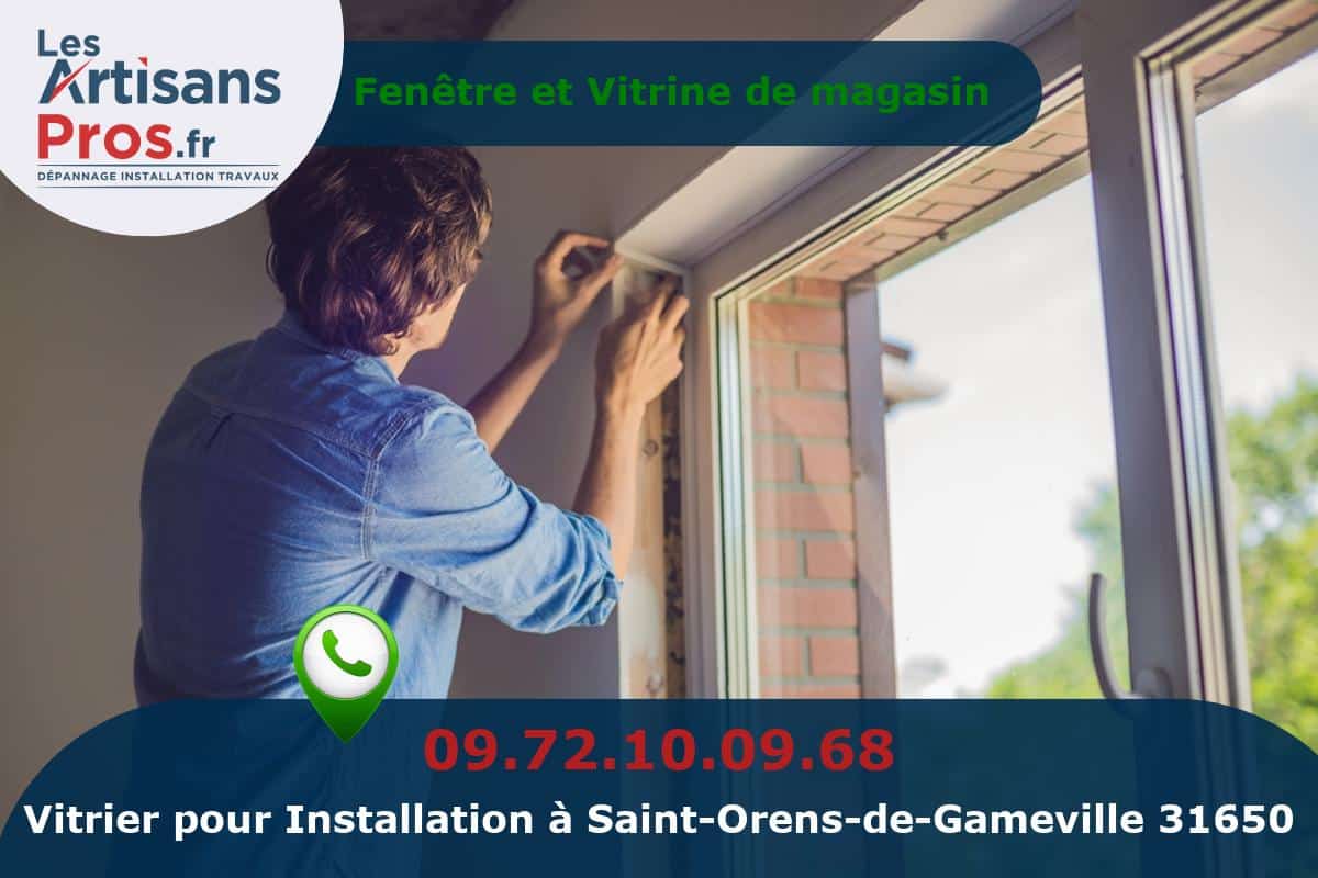 Installation de Vitrerie Saint-Orens-de-Gameville