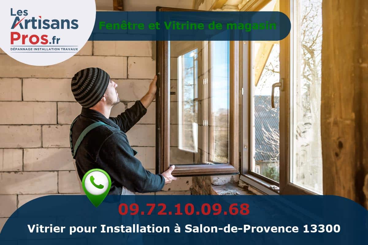 Installation de Vitrerie Salon-de-Provence