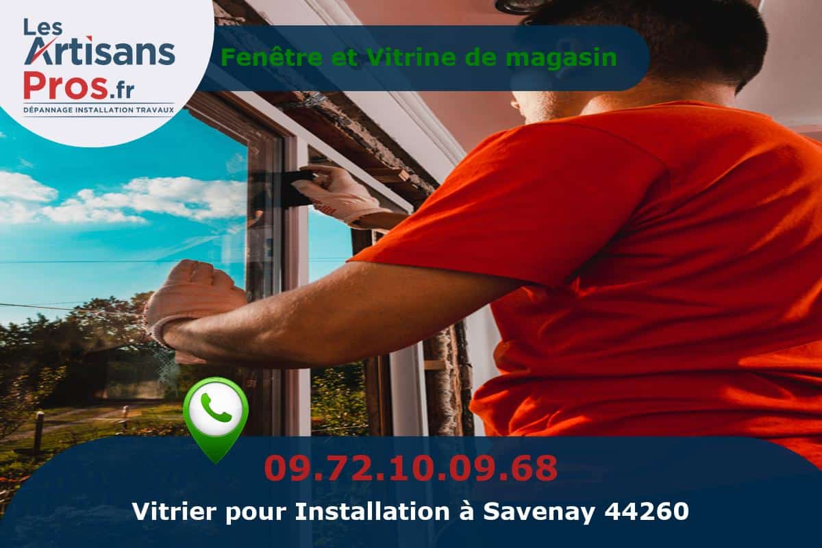 Installation de Vitrerie Savenay