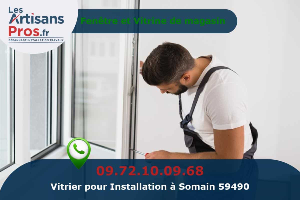 Installation de Vitrerie Somain