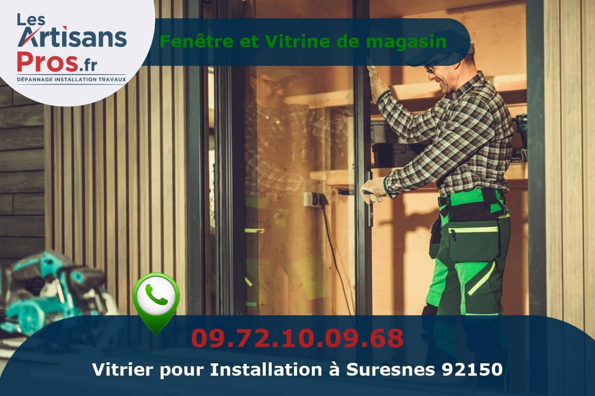 Installation de Vitrerie Suresnes