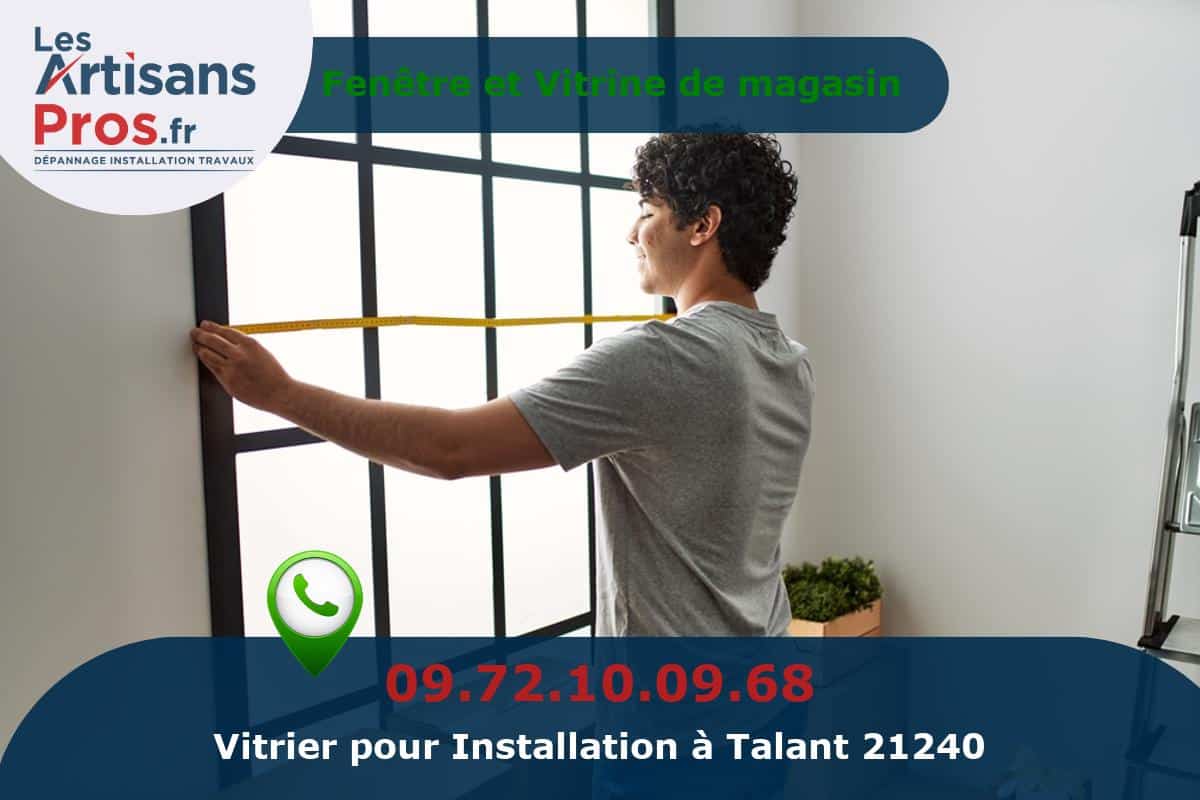 Installation de Vitrerie Talant