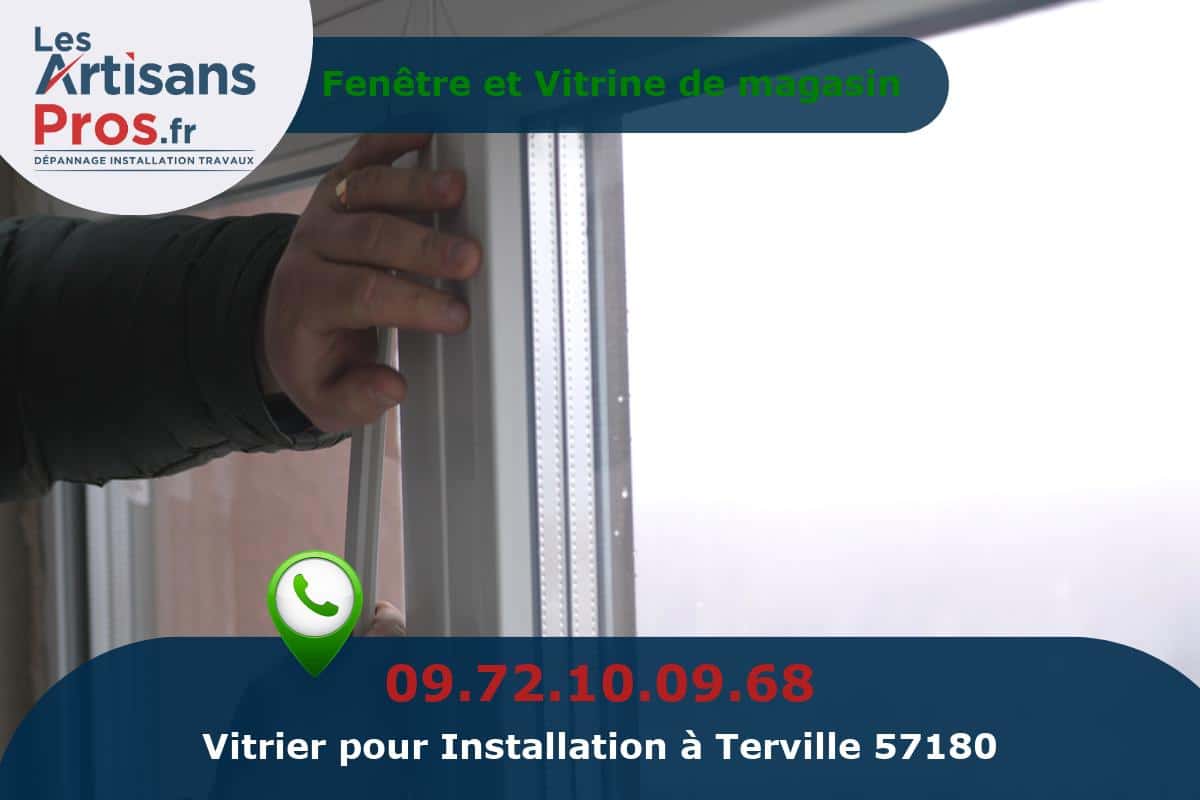 Installation de Vitrerie Terville