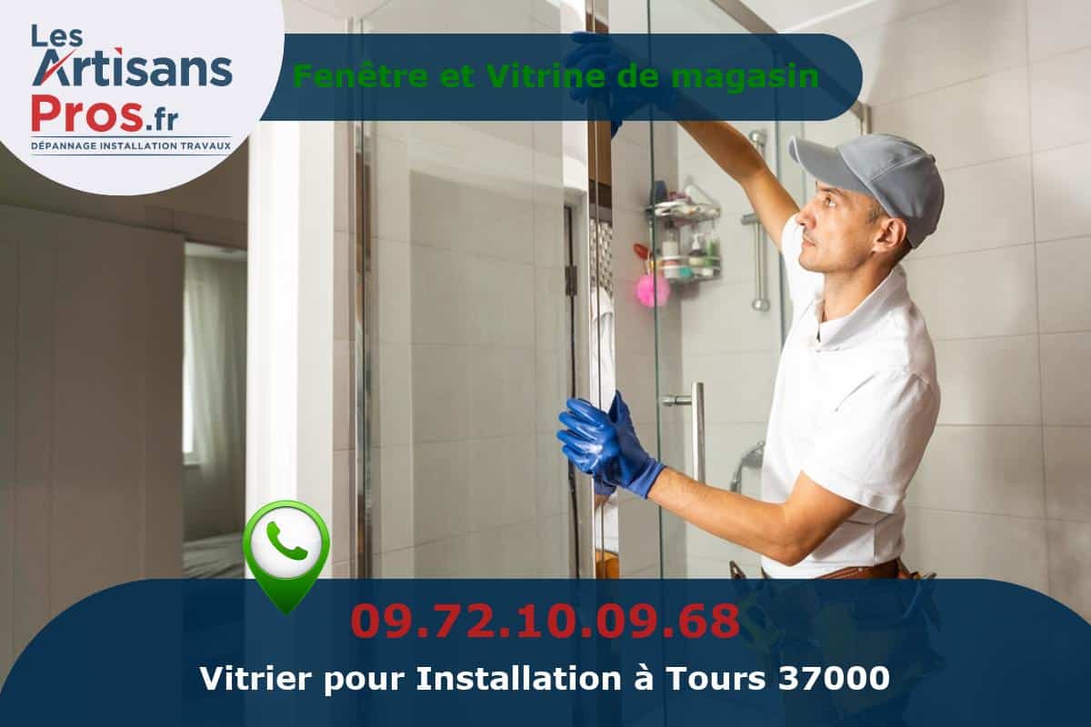 Installation de Vitrerie Tours