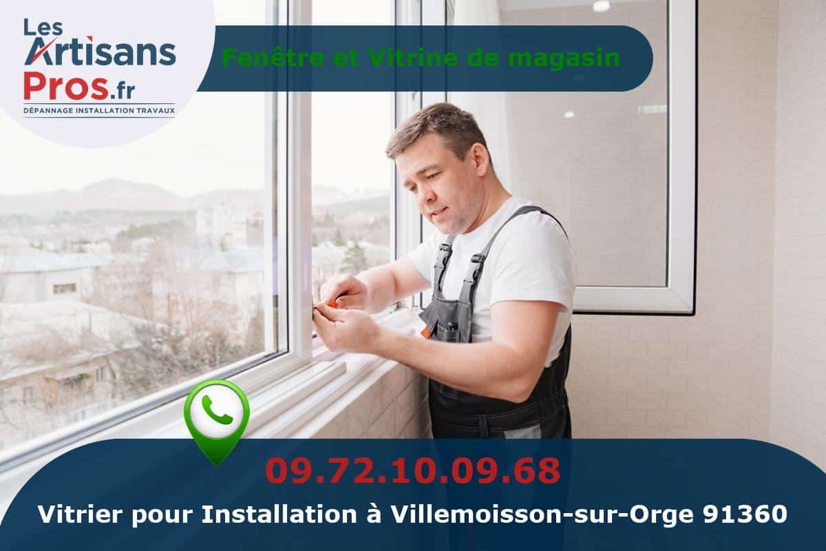 Installation de Vitrerie Villemoisson-sur-Orge
