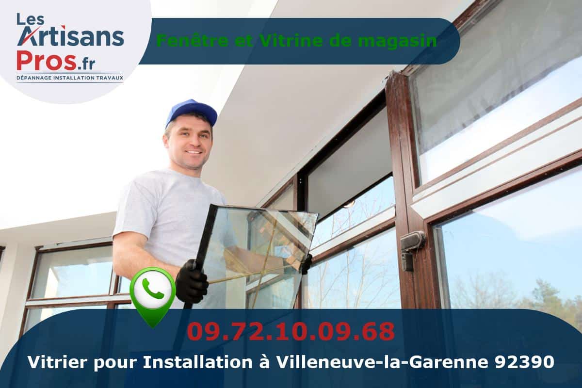 Installation de Vitrerie Villeneuve-la-Garenne