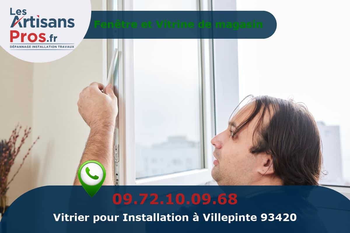 Installation de Vitrerie Villepinte