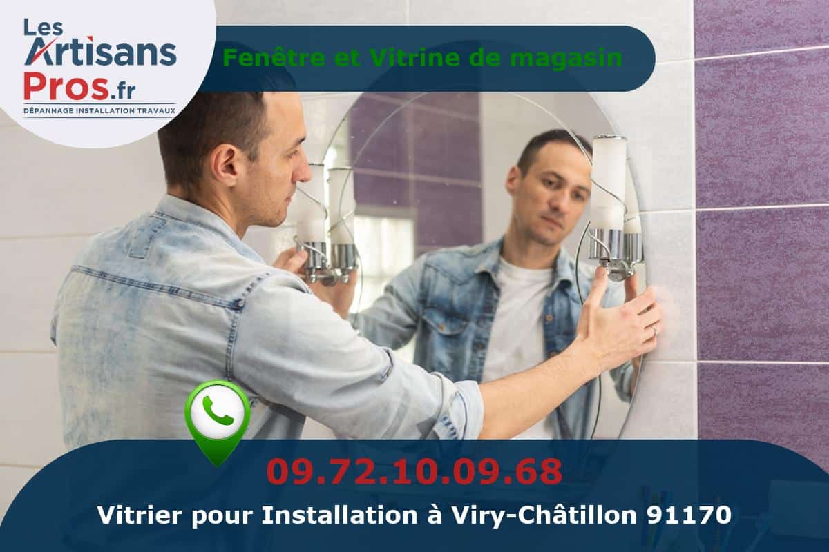 Installation de Vitrerie Viry-Châtillon