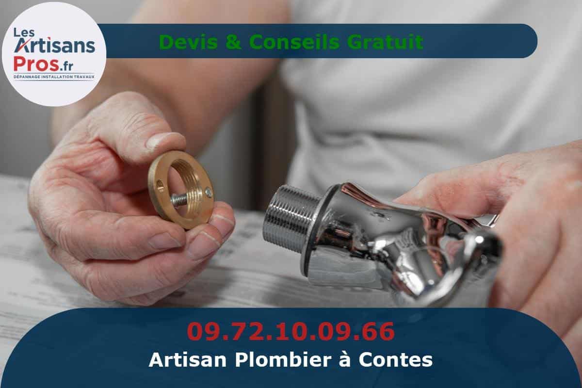 Plombier à Contes