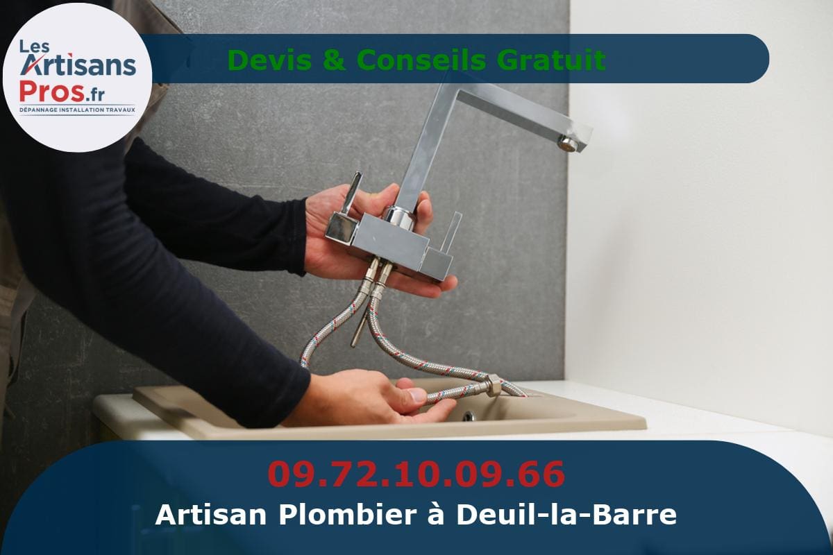 Plombier à Deuil-la-Barre