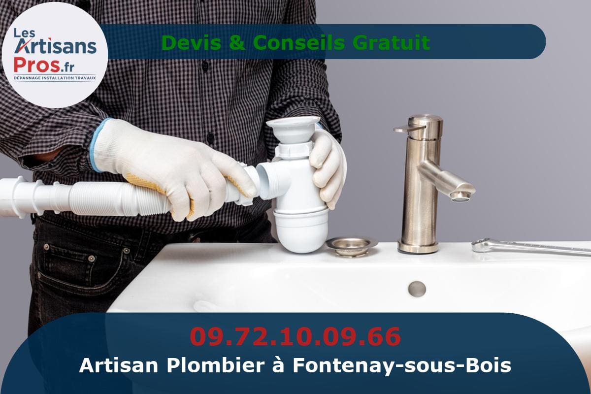 Plombier à Fontenay-sous-Bois