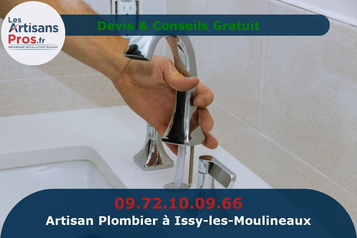 Plombier à Issy-les-Moulineaux