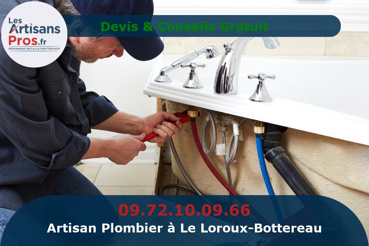 Plombier à Le Loroux-Bottereau