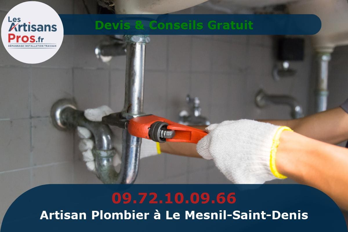 Plombier à Le Mesnil-Saint-Denis
