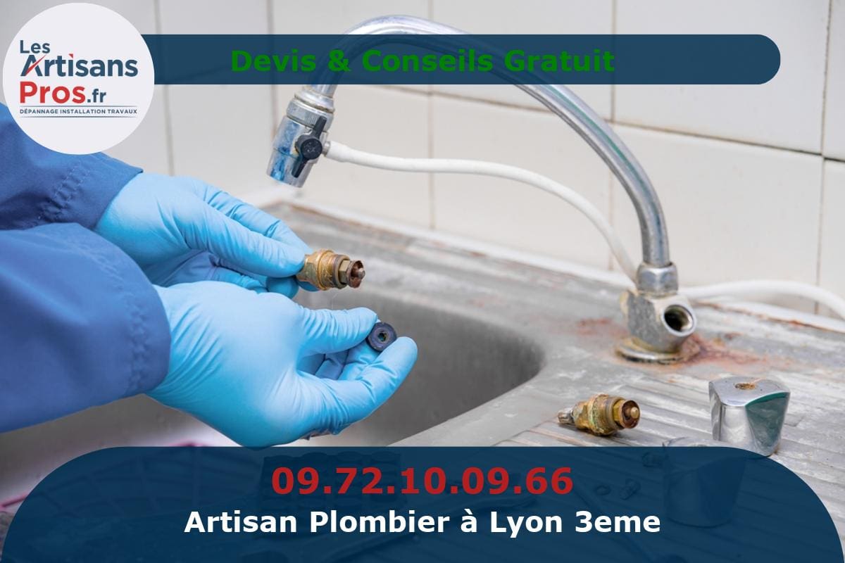 Plombier à Lyon 3eme arrondissement