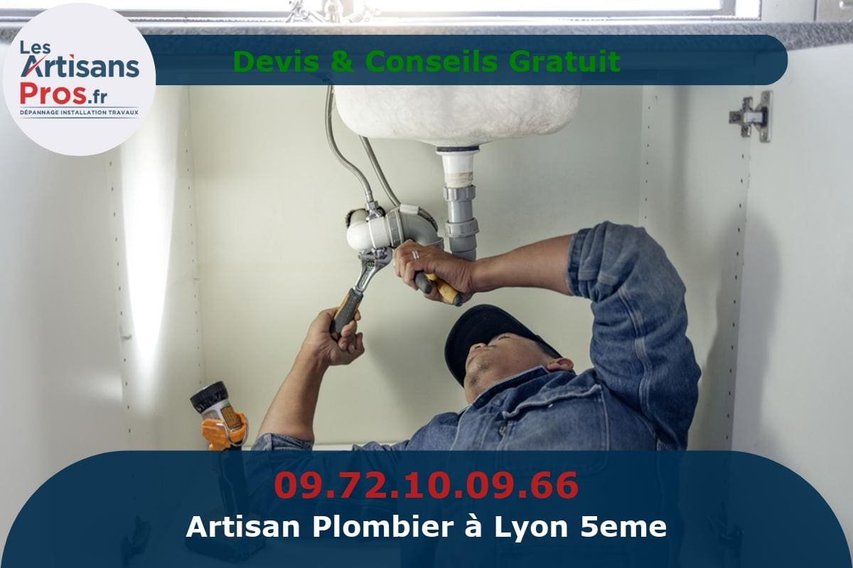 Plombier à Lyon 5eme arrondissement