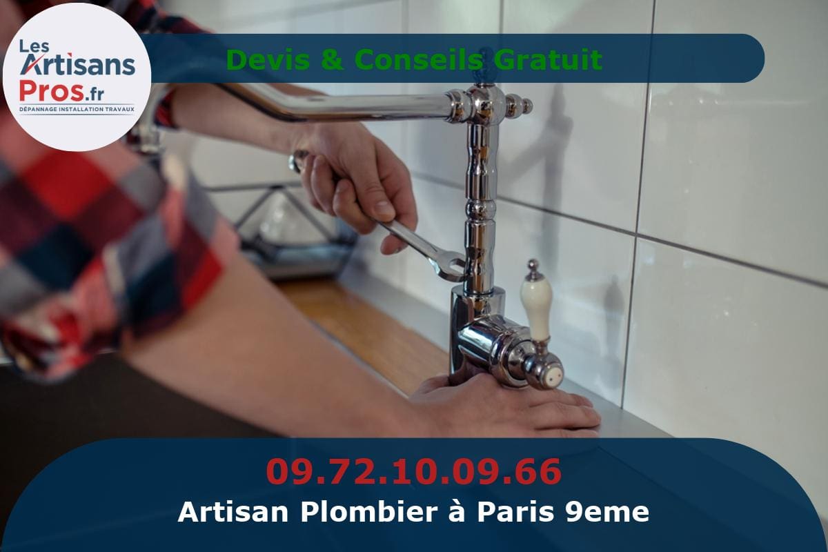 Plombier à Paris 9eme arrondissement