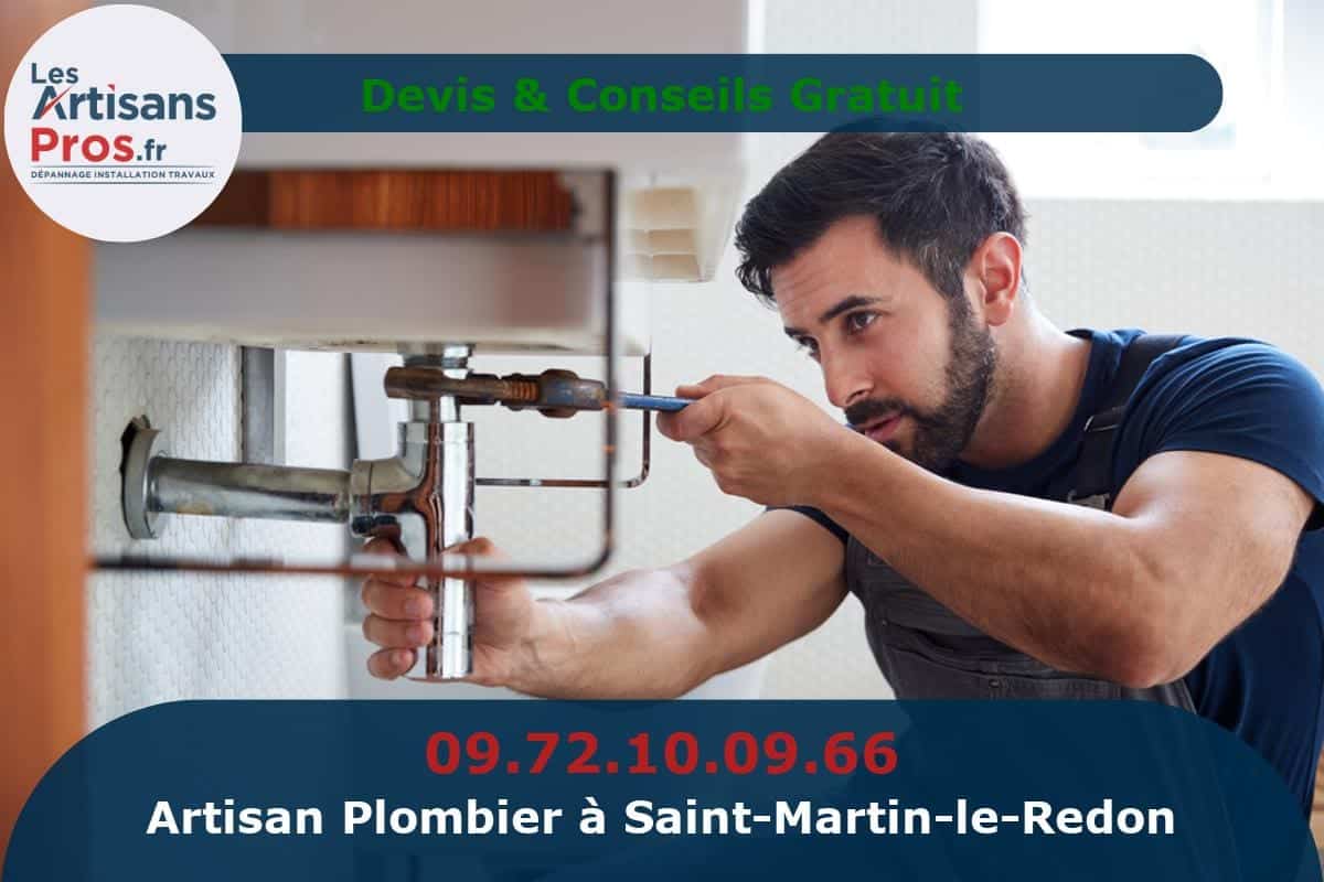 Plombier à Saint-Martin-le-Redon