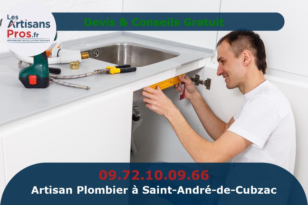 Plombier à Saint-André-de-Cubzac