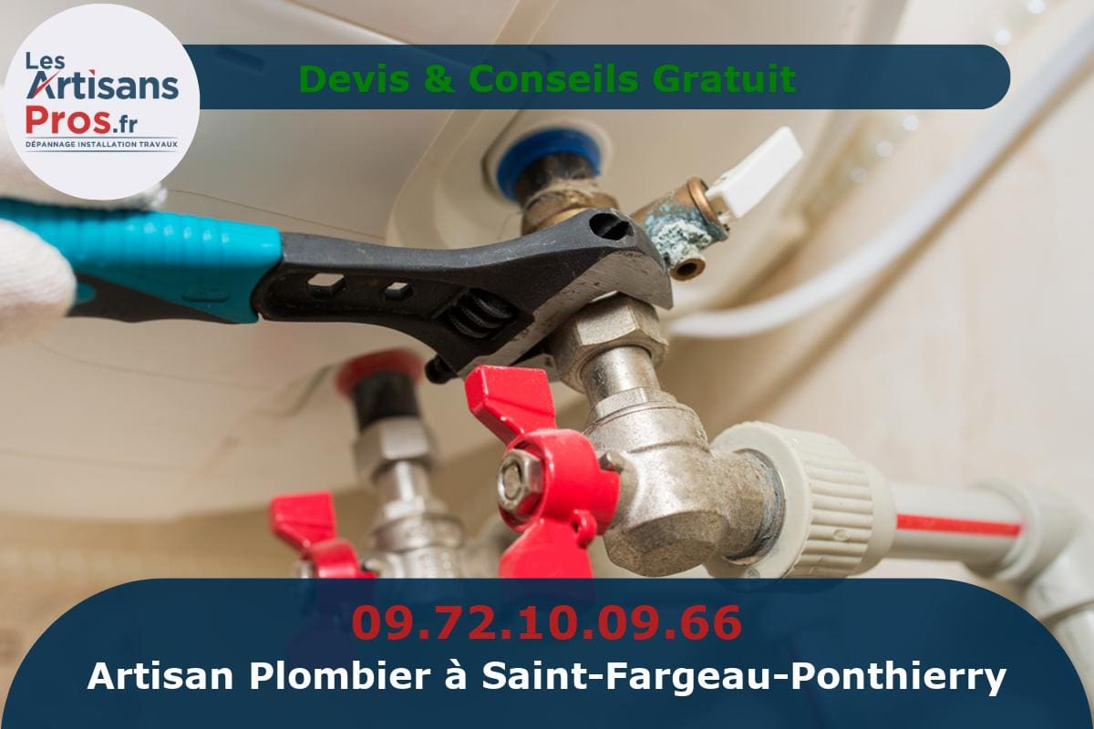 Plombier à Saint-Fargeau-Ponthierry