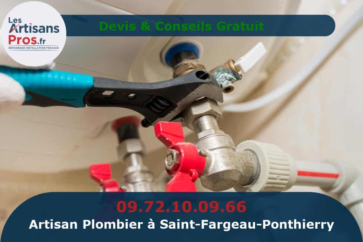 Plombier à Saint-Fargeau-Ponthierry