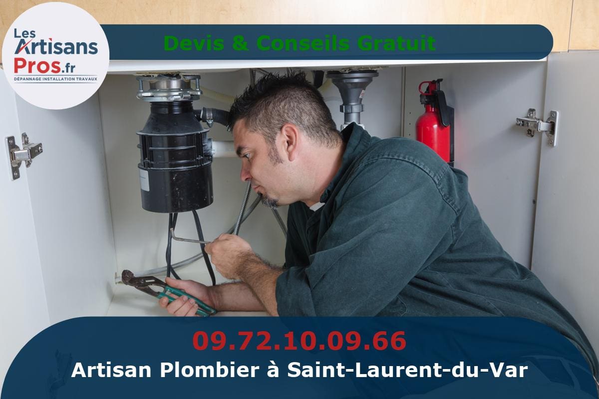 Plombier à Saint-Laurent-du-Var