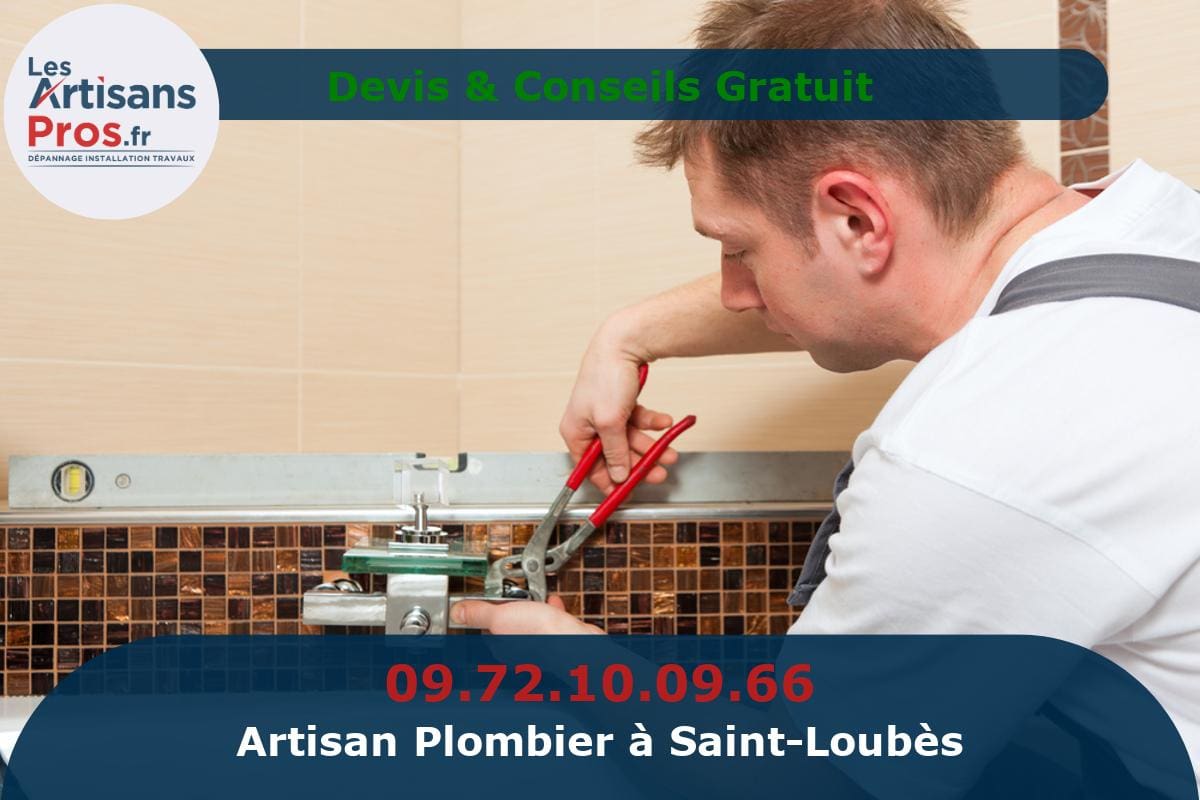 Plombier à Saint-Loubès