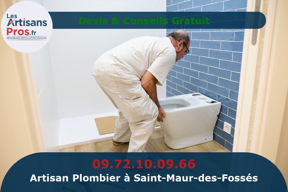 Plombier à Saint-Maur-des-Fossés
