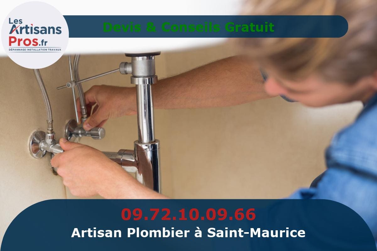 Plombier à Saint-Maurice