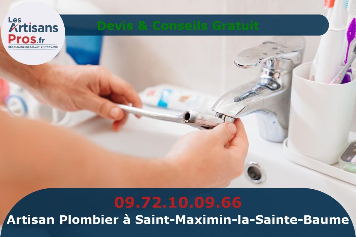 Plombier à Saint-Maximin-la-Sainte-Baume