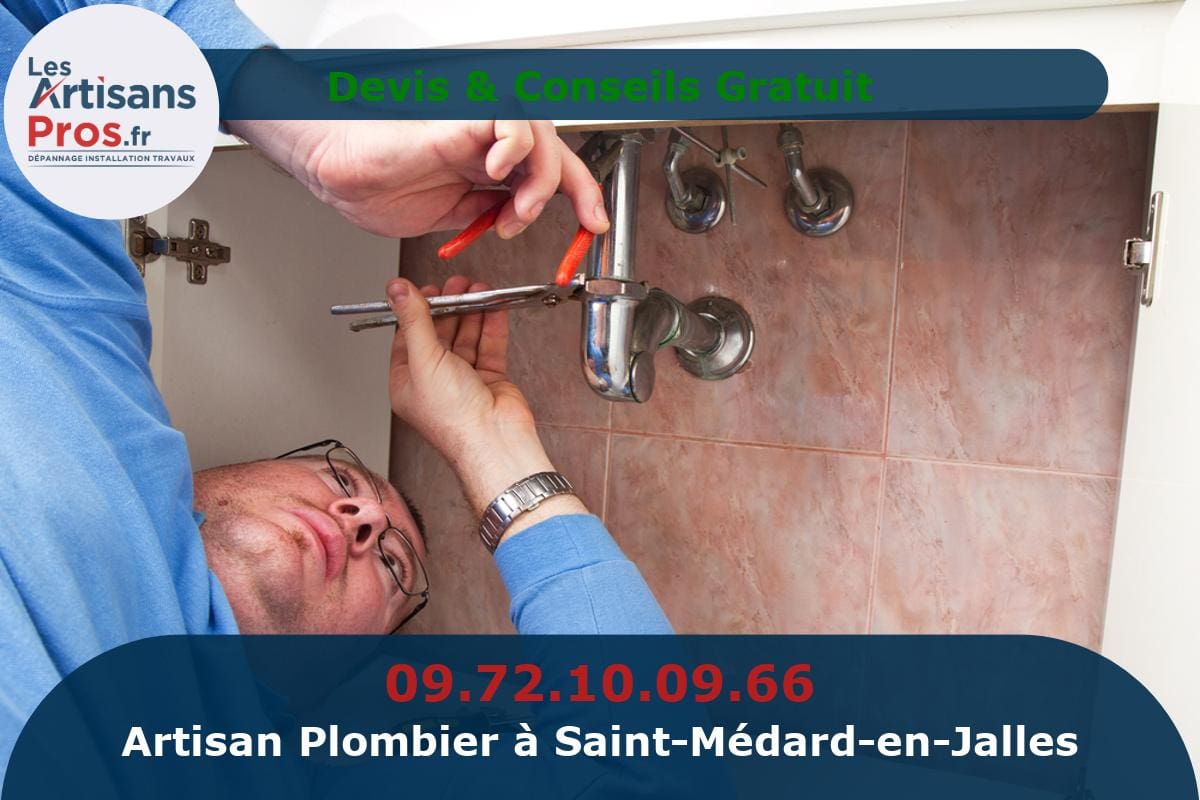 Plombier à Saint-Médard-en-Jalles
