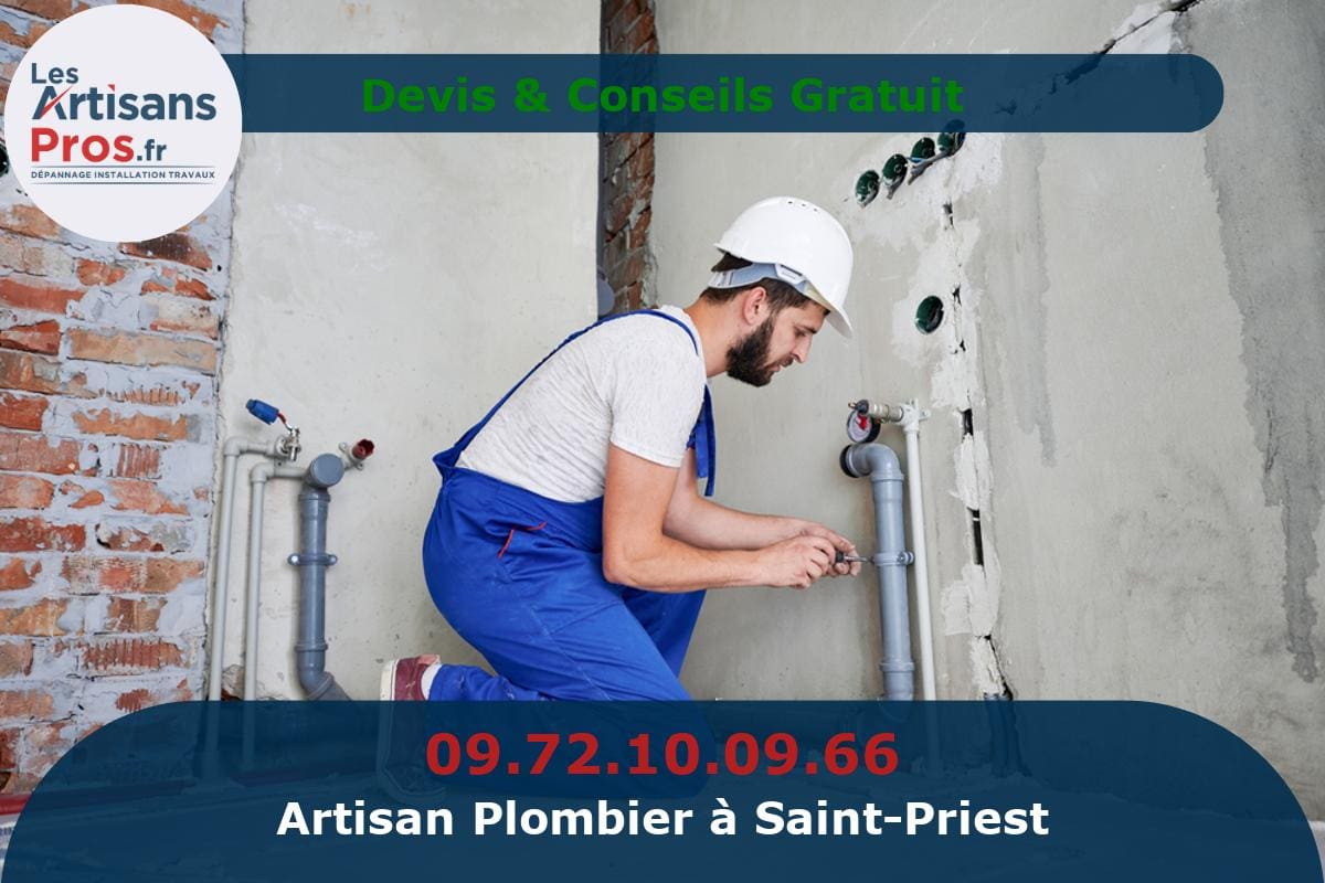 Plombier à Saint-Priest
