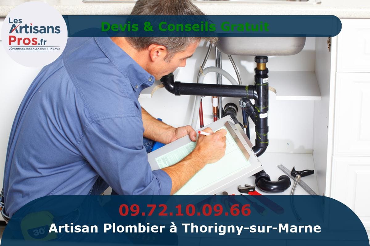 Plombier à Thorigny-sur-Marne
