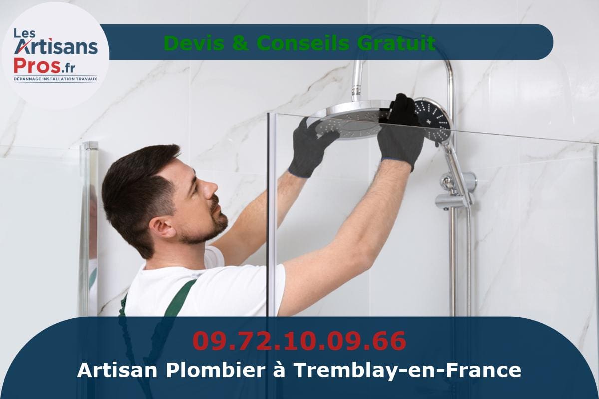 Plombier à Tremblay-en-France