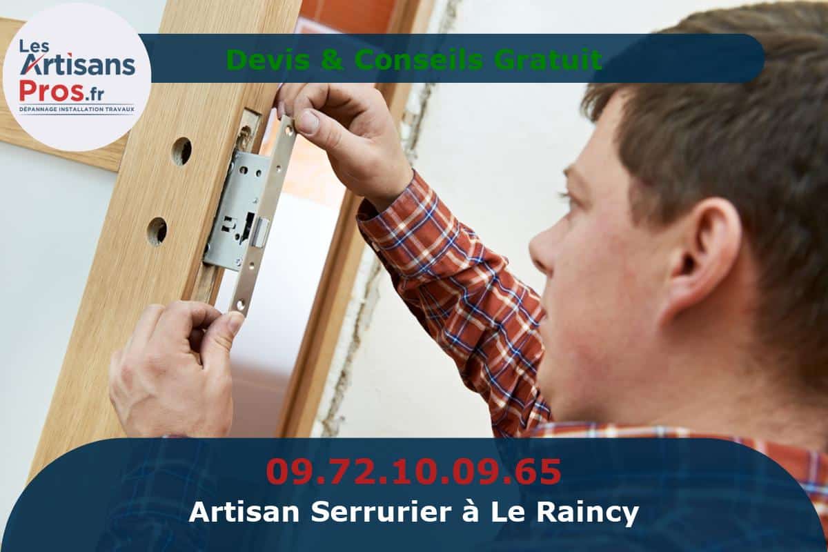 Serrurier à Le Raincy