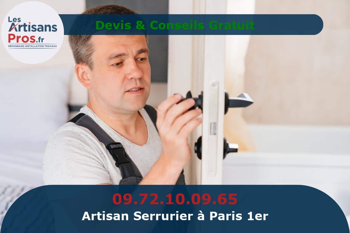 Serrurier à Paris 1er arrondissement