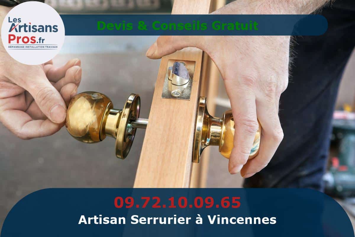 Serrurier à Vincennes