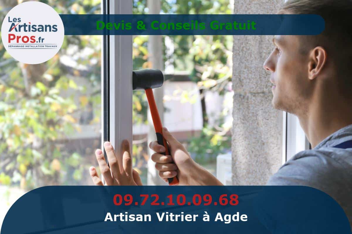 Vitrier à Agde