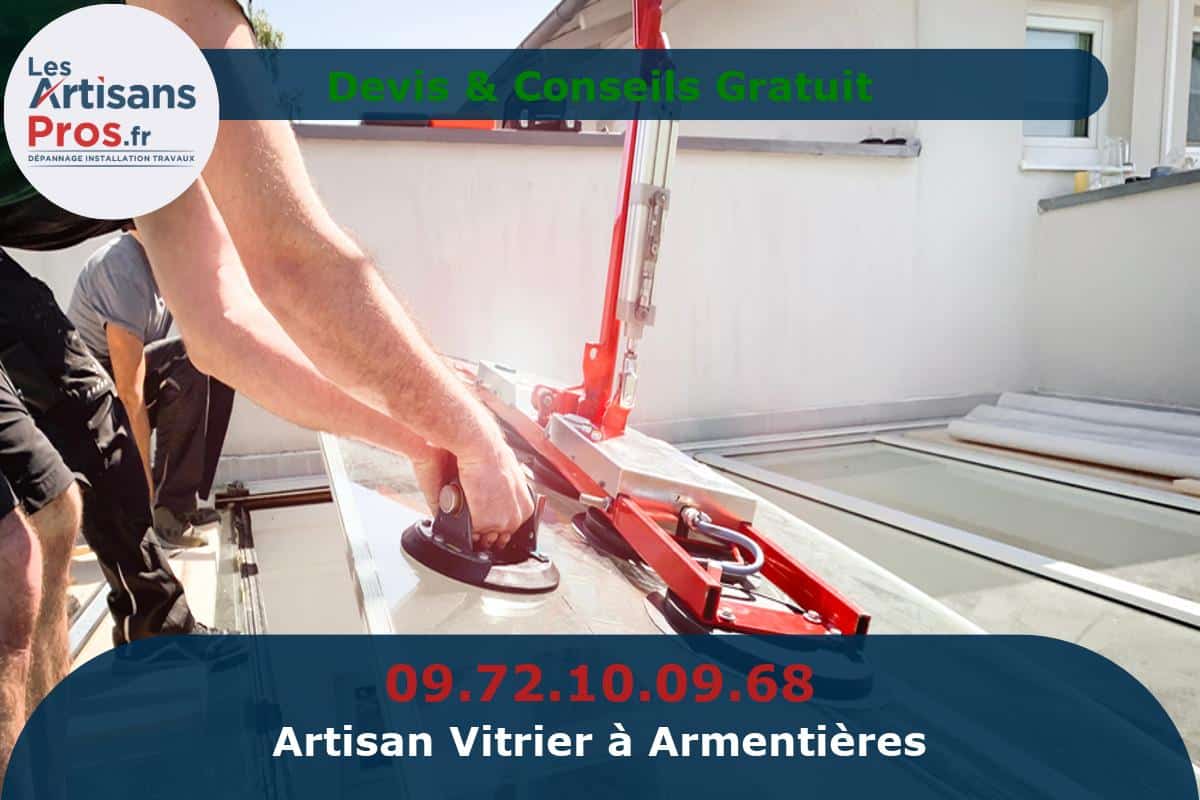 Vitrier à Armentières