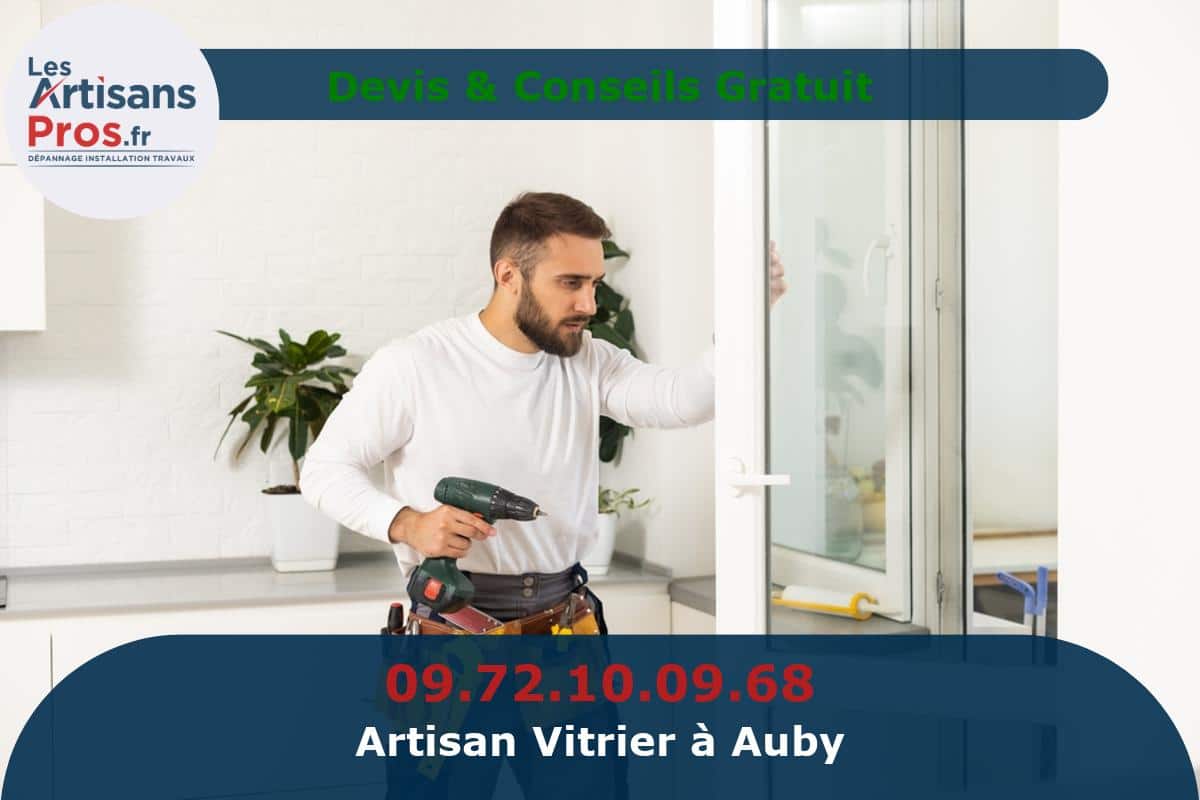 Vitrier à Auby