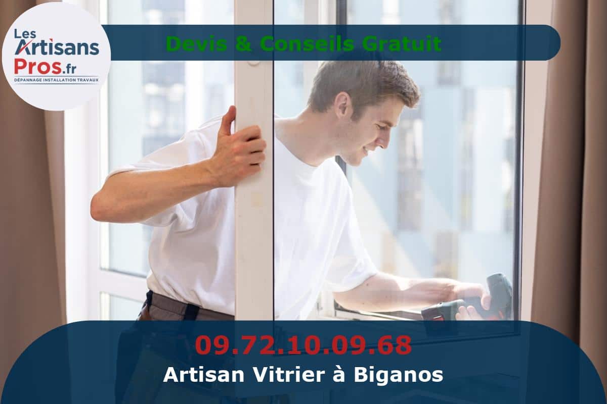 Vitrier à Biganos