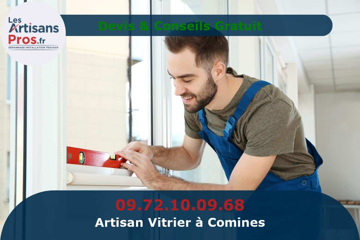 Vitrier à Comines