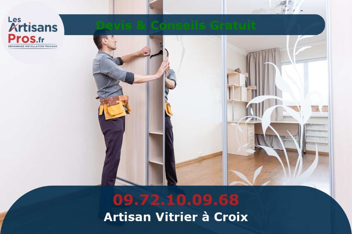 Vitrier à Croix