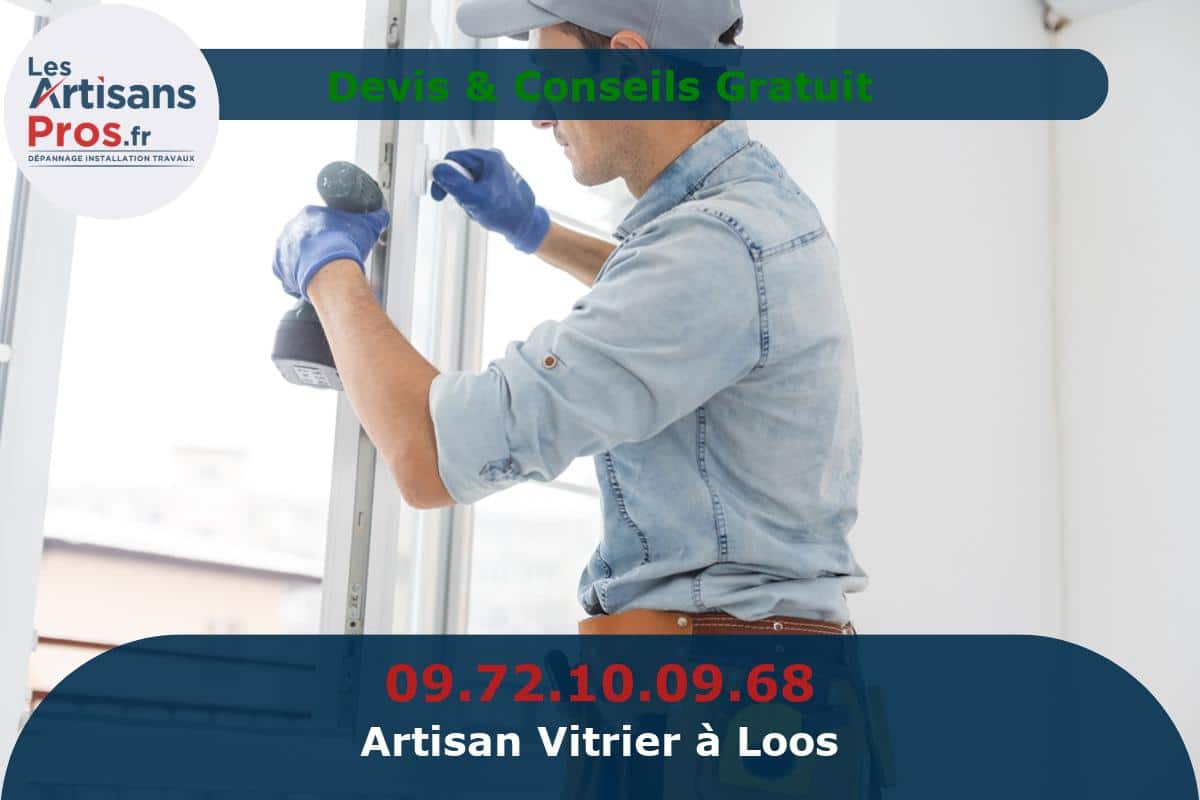 Vitrier à Loos